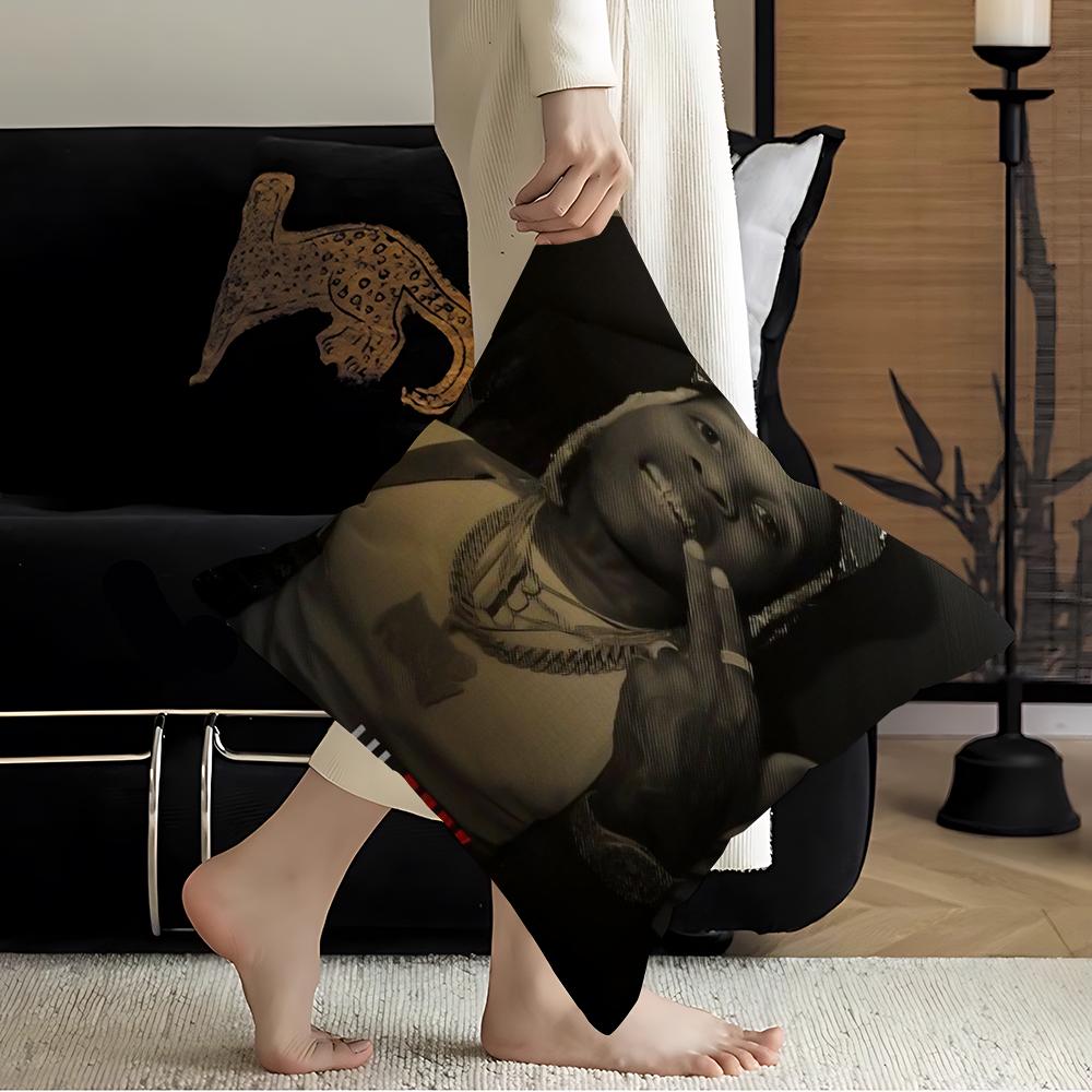 L-Lil DDurk Rapper Cushion Cover Car Throw Pillow Case For Sofa Car Christmas Gift 40x40cm 45x45cm