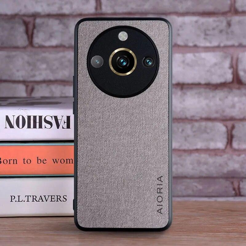 Чехол для Realme 11 Pro Plus 11X 5G 4G, роскошный текстильный кожаный мягкий жесткий чехол для телефона для oppo Realme 11 pro, чехол Funda