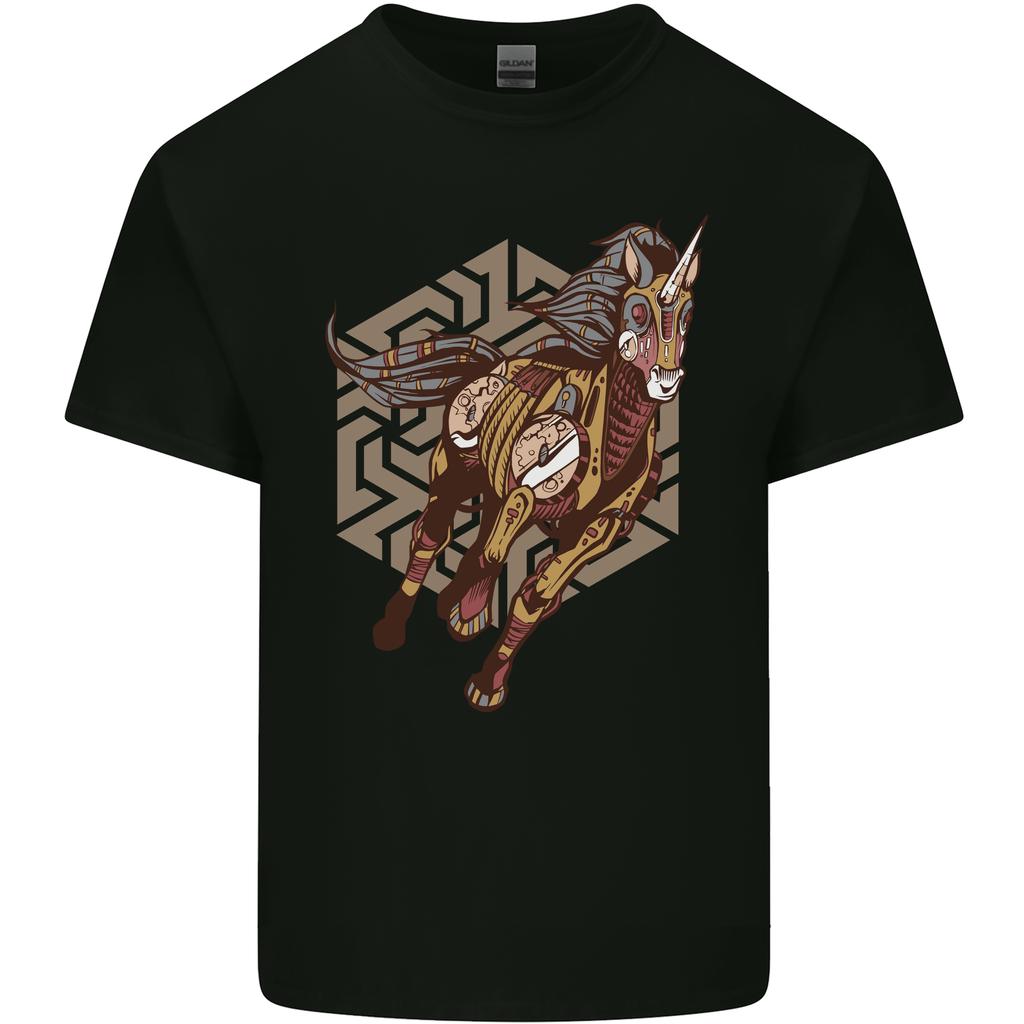 Steampunk Unicorn Unisexs Light Cotton TShirt
