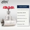 HTHX 304 Stainless Steel Straight-Through Globe Valve