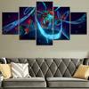 Canvas Printed Poster Modern Home Decoration 5 Pieces DotA 2 Paintings Wall Art Game Pictures Cuadros For Living Room Modular