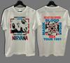 Винтажная футболка Red Hot Chili Peppers с Nirvana 1991 года S-2XL двусторонняя Унисекс