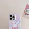 Pc Hard Shockproof Cute Rabbit Bunny Phone Case For Iphone 11 12 Promax 13 14 Pro Max Ins Happy Fundas Shell Capa