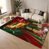 Custom Rug Cristiano Ronaldo Pattern Print Name Text Soft Non‑Slip Floor Carpet for Home Indoor Decoration