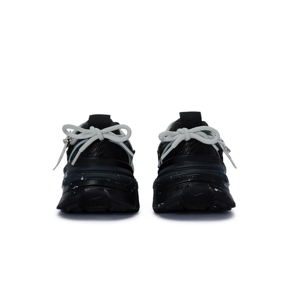 Nike Кроссовки для бега V2K Run с амортизацией, износостойкие, низкие, унисекс, черные с синим FD0736-001(Команда80-)