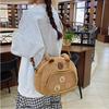 Ручной плюшевый рюкзак Capybara с емкостью для значка Ita Bag Capybara Plush Crossbody Bag Couple