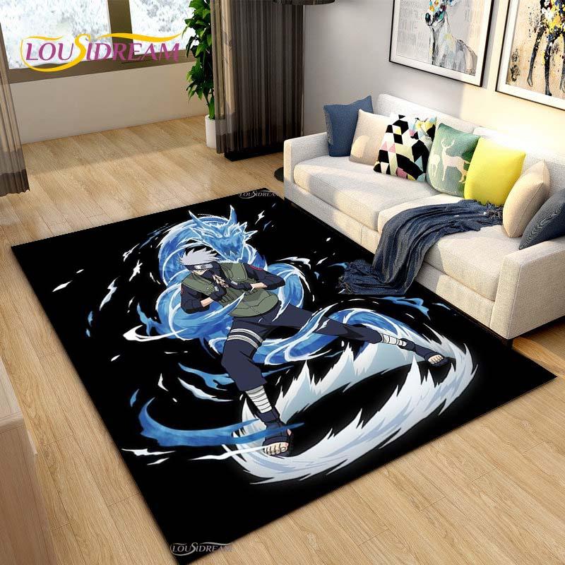 Ковер Bandai Naruto Мультяшный Аниме для Гостиной Спальни Милые Коврики Кухонная Дверь Детские Нескользящие Напольные Коврики Alfombra Подарок на День Рождения