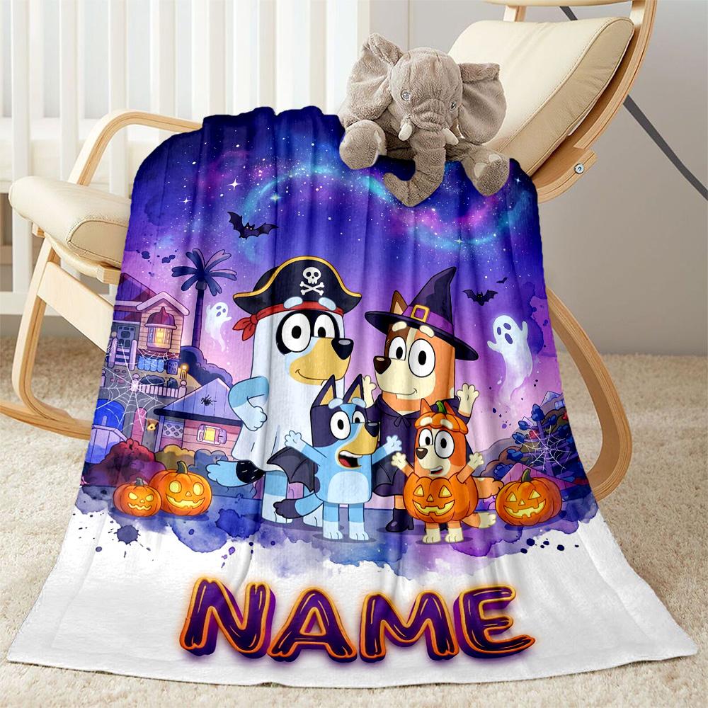 Halloween Costume Parade Personalized Text Blanket Cozy Personalized Blanket Durable Comfort Great for Office Office Chair Bedding Picnics