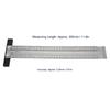 300mm Hole Ruler Stainless Steel Scribing Ruler Portable T-Rule  Woodworking Measurement