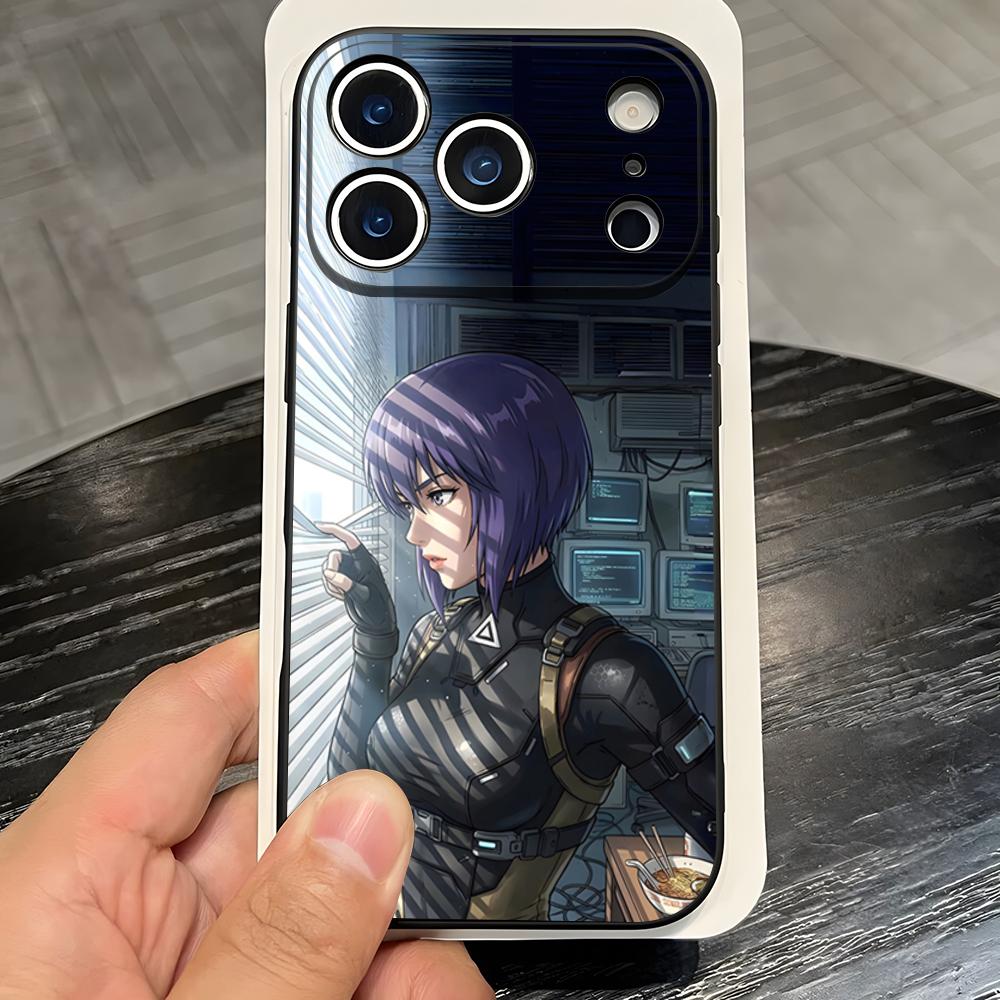 Ghost In The Shell Phone Case For IPhone 17 Pro Max 16 15 14 Pro Max 13 11 X Xs Xr 8 7Plus Silicone Cover