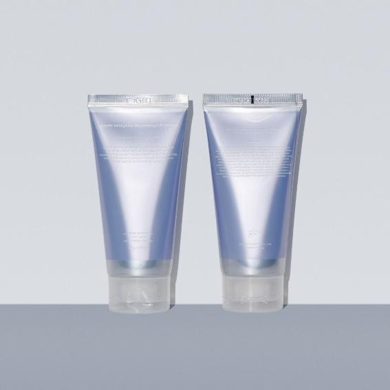 glow Яблочный энзимный пенящийся очищающий гель, 110 г / 13 г(Мини)