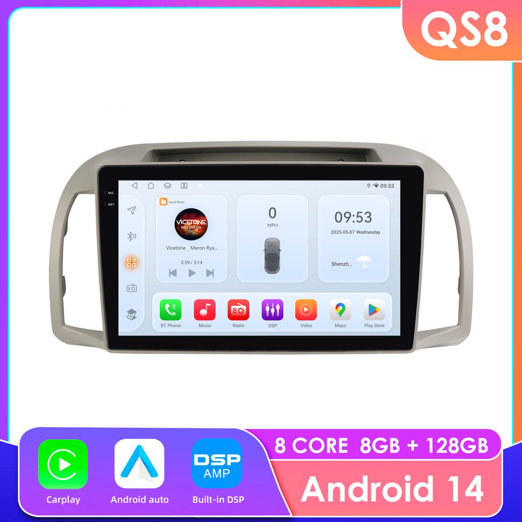 Hizpo Snapdragon Autoradio AI Carplay Android Car Radio for Nissan March Micra K12 2002 -2010 Navigation Auto GPS Head Unit Stereo 5G WIFI Multimedia