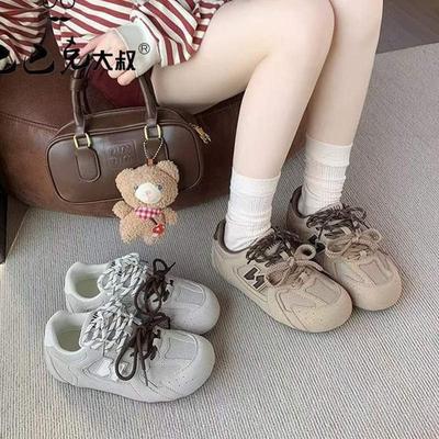 Сетчатые кроссовки Forrest Gump женские осенние новые ретро на плоской подошве универсальные спортивные тренировочные кроссовки дышащие повседневные кеды