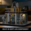 1623Pcs Aerospace Museum Building Blocks, Space Station Observatory Model With Led Light, Stem Educational Toy Gifts For Kids