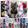 Phone Case For Samsung Galaxy M23 M33 M53 5g M32 M51 M52 M62 F62 F23 M01 Book Painted Flip Card Slot Cover Leather