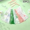 50Pcs Food Grade Ice Cream Bags Disposable Plastic Popsicle Protective Cover Storage Transparent Ice Popsicle Packing Bag Diy