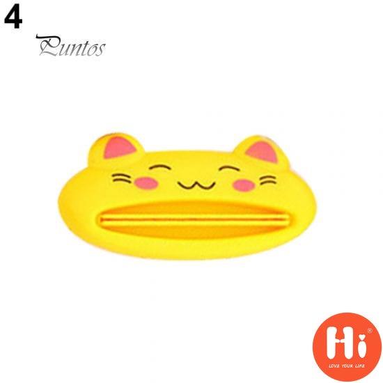 Fas onable Bathroom Home Tube Rolling Holder Squeezer Easy Cartoon Toothpast Dispenser