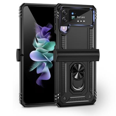 Жесткий складной защитный чехол с защитой от падения для Samsung Galaxy Z Flip4 Flip 4 Flip3 Flip 3 5g Zflip4, нескользящие аксессуары для телефонов