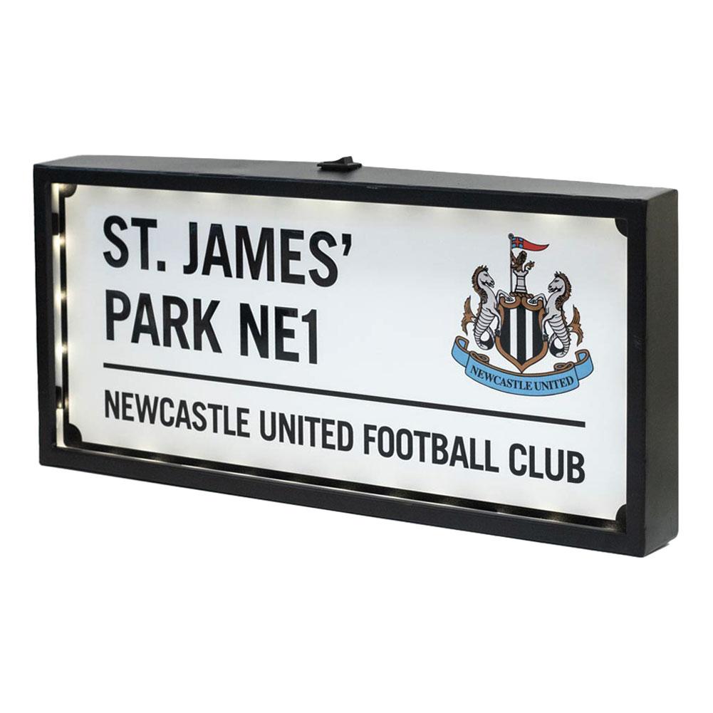 Newcastle United FC Металлическая светодиодная уличная вывеска