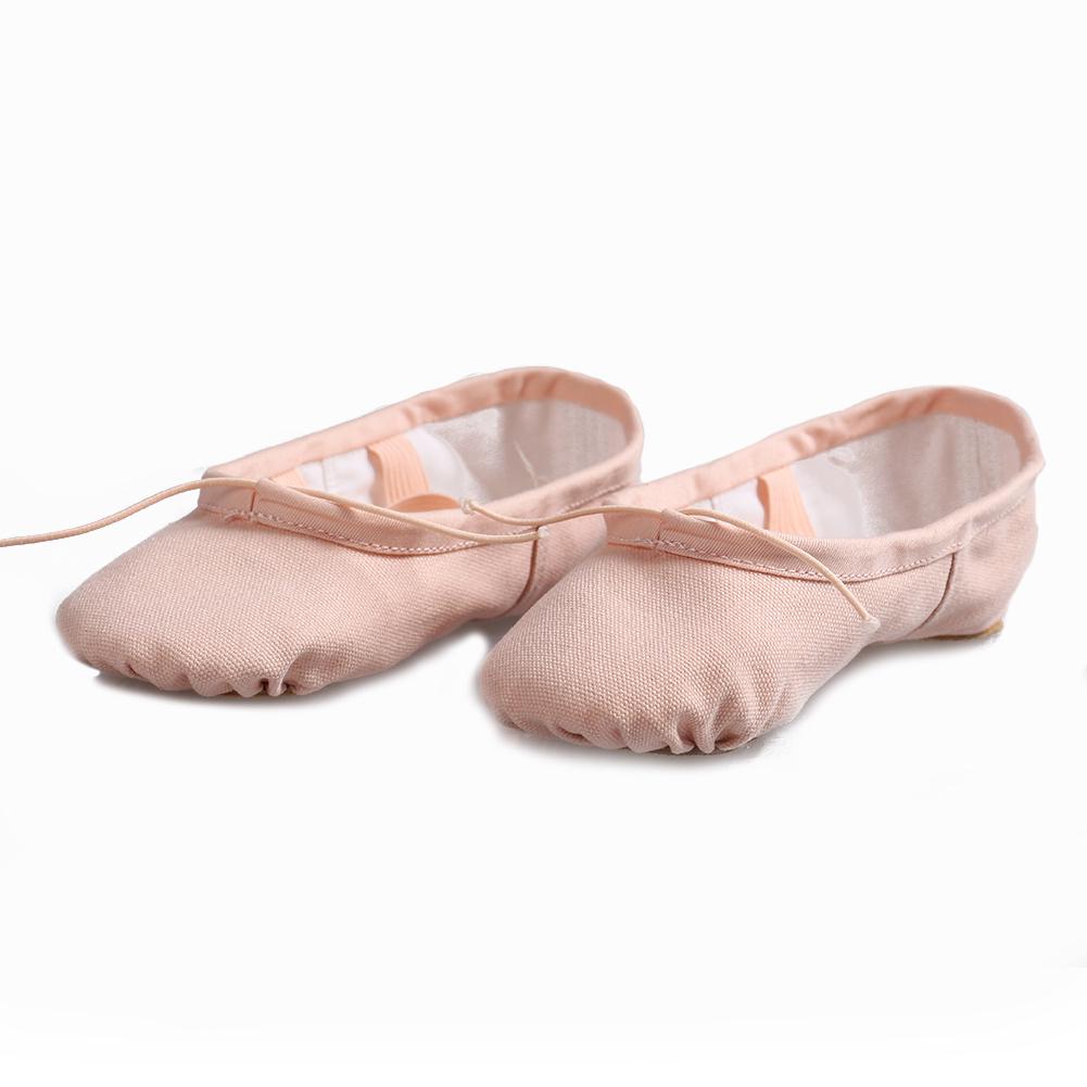 Girls Canvas Ballet Shoes/Ballet Slipper/Dance Shoe/Yoga Shoes Split Sole Flats
