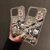 Cute Cat Pattern Mirror Acrylic Phone Case For iPhone 17 Pro Max 16 15 14 13 12 11 Pro 17 Air XS X XR 7 8 Plus Bumper Cover
