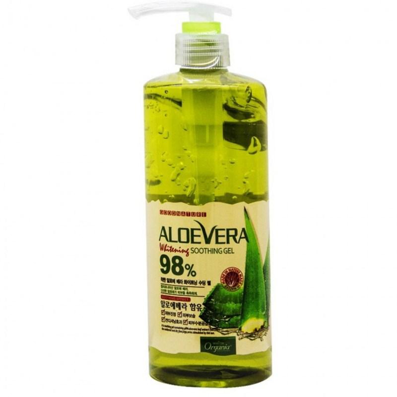 White Organia Good Aloe Vera Soothing Gel 98% 400g, 1ml, 1g, 1 pcs