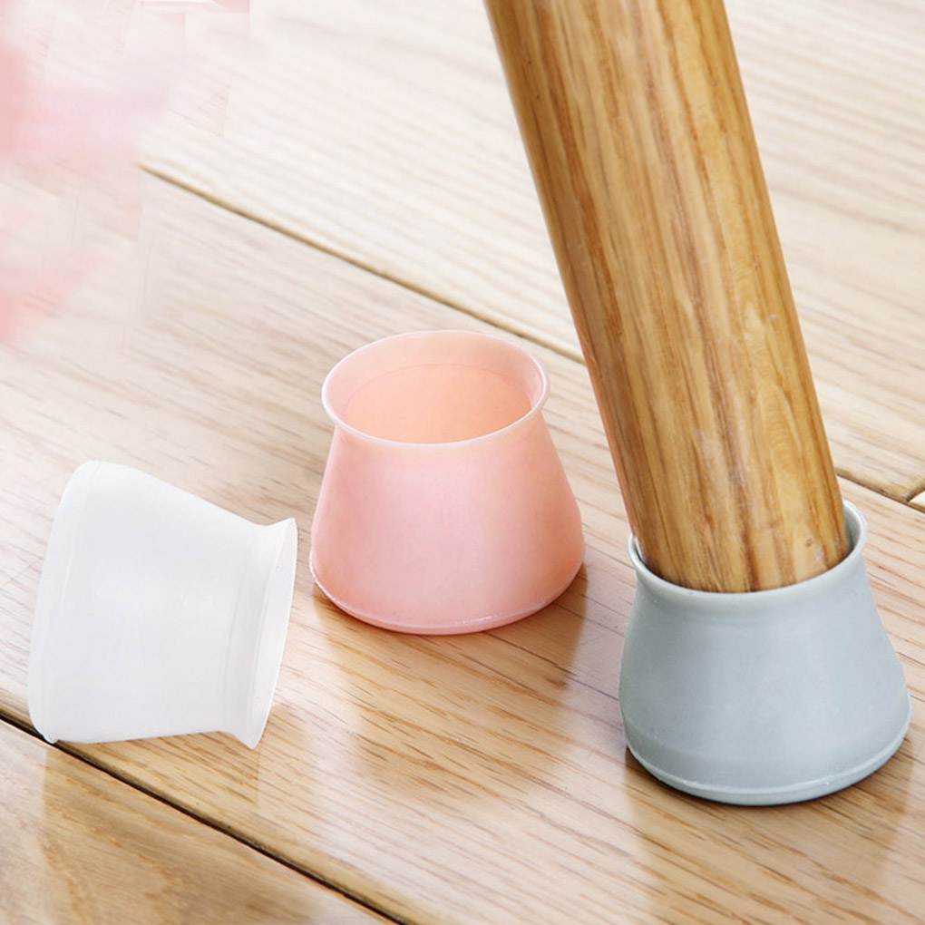 4 шт. Силиконовые накладки на ножки стульев, накладки на ножки, чехлы для мебели и столов, защитные накладки на пол