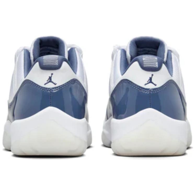 Air Jordan 11 Retro Low Diffused Blue Мужские кроссовки Белый Midnight-Navy Football-Grey FV5104-104