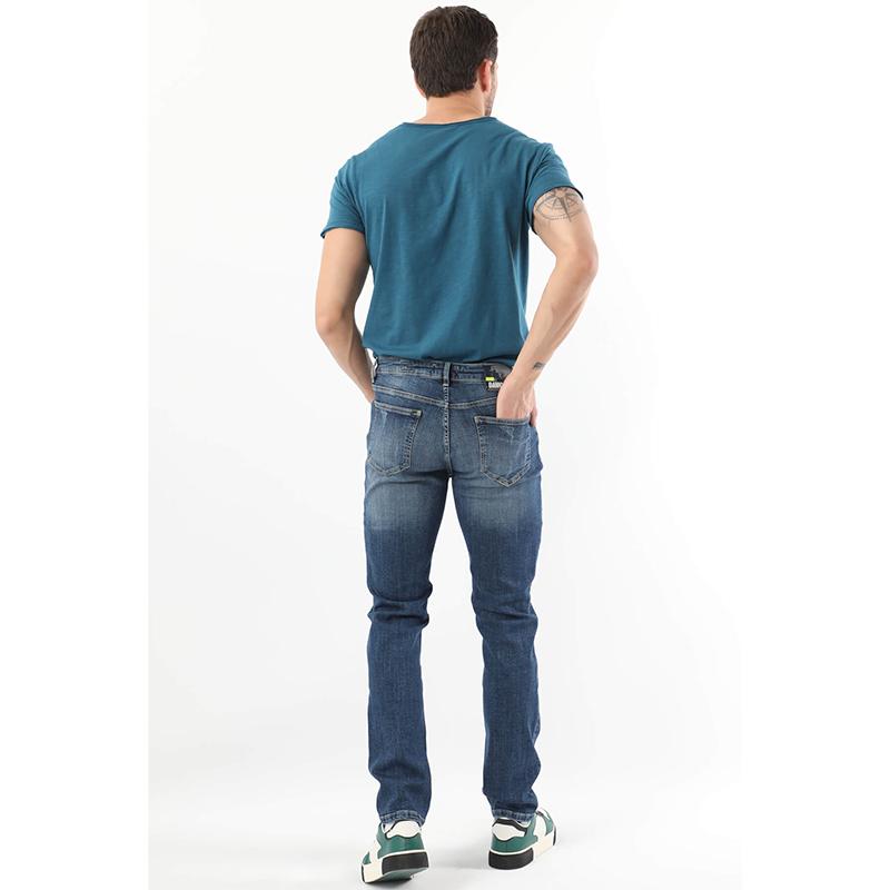 Рваные джинсы мужские серии синие