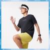 Li Ning Беговая серия Буквенная футболка с круглым вырезом Удобная Дышащая Универсальная с коротким рукавом Мужские топы Черный ATSV095-1