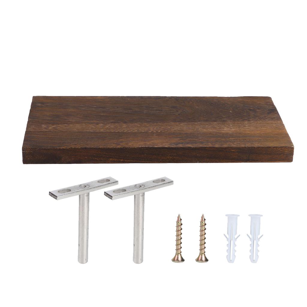 Wall Mounted Storage Shelves Floating Shelf Wood Storage Rack Display Organizer for Home Living