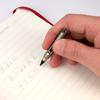 Titanium Alloy Mini Pencil Keychain, Retractable & Erasable with Replaceable Lead, Portable Pocket Pen for Emergency Writing, Silver