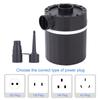 Мини воздушный насос надувной сдуваемый 5000 кПа 35 Вт электрический ручной насос для надувного матраса с 2 насадками
