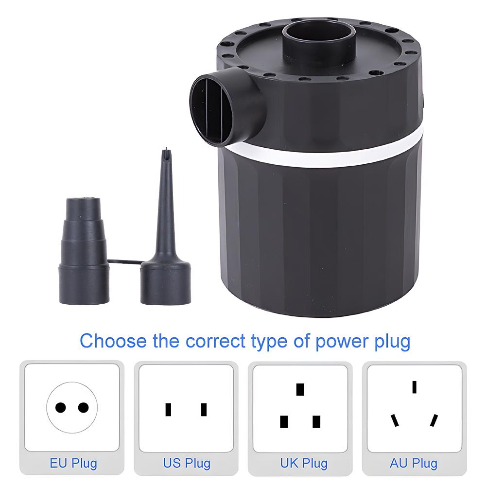 Мини воздушный насос надувной сдуваемый 5000 кПа 35 Вт электрический ручной насос для надувного матраса с 2 насадками