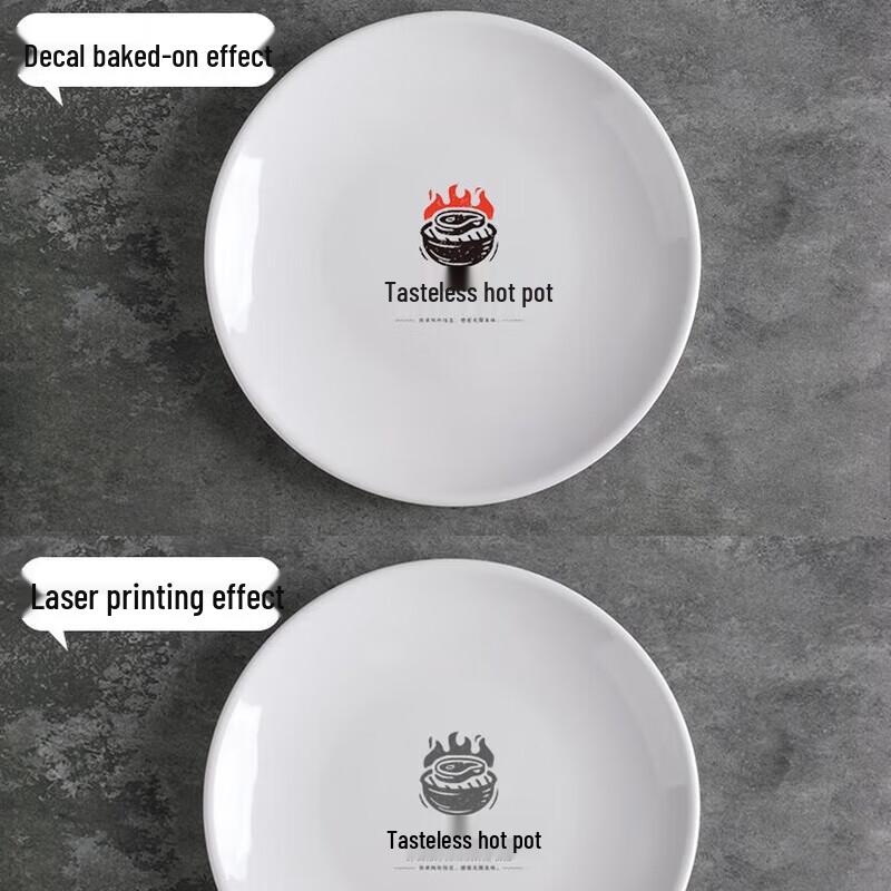 Круглая melamine тарелка для буфета/ужина