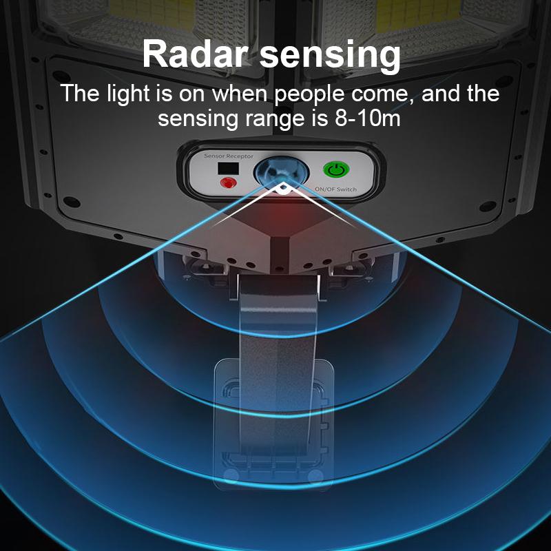 Remote Control Solar Lamp Motion Sensor Lantern LED Lamp Waterproof Solar Light Outdoor Street Lights Wall Light Adjustable Lamp