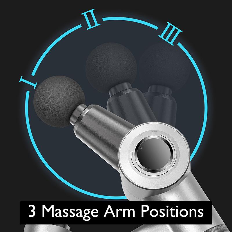 Новый многоскоростной ручной массажный пистолет Электрический перкуссионный массажер Релаксатор для тела Профессиональное устройство для физической подготовки Расслабление мышц