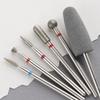 6pcs/set Nail Tools Nail Grinding Head for Removing Acrylic Cuticle Polishing Bit Nail Files Drill