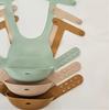 Silicone Bib for Children with Pocket for Dishes Beige MinikOiOi 1 pc.