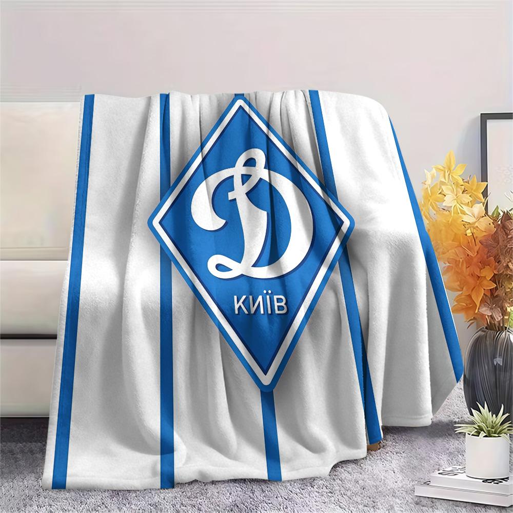 Dynamo Kyiv Flannel Blanket, High quality Comfortable for All Seasons, Home Decor, Warmth and Comfort