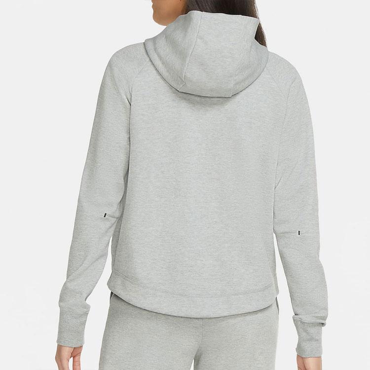 Nike Спортивная толстовка с капюшоном Tech Fleece Windrunner на молнии Темно-серый меланж Черный Для женщин CW4299-063
