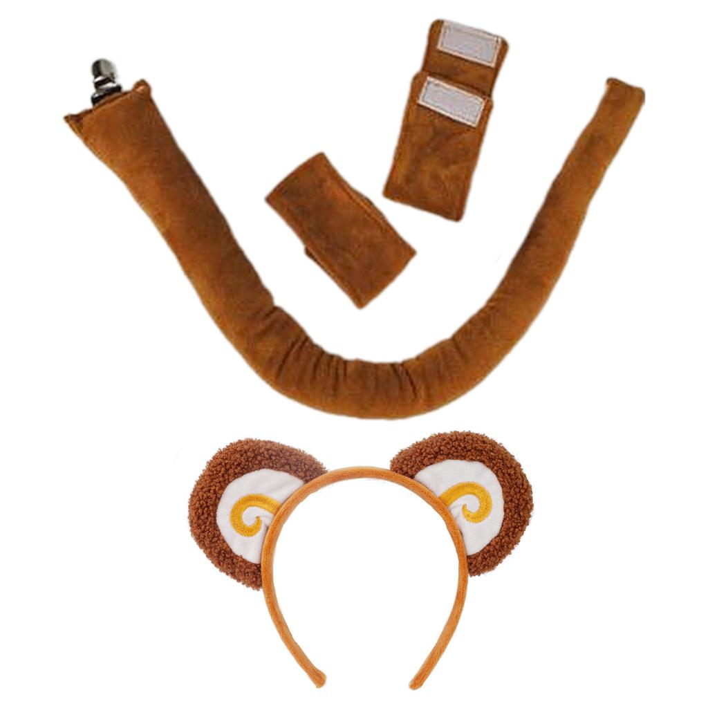 Cute Animal Ear Headband Hair Hoop Themed Party Supplies for Kids Adults Halloween Decorations Role Playing Party Props