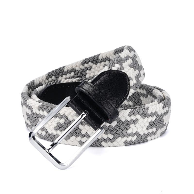 Men'S Belt Tactical Pin Buckle Alloy Buckle Nylon Belt Braided Belt Tooling Outdoor Training Belt Men'S