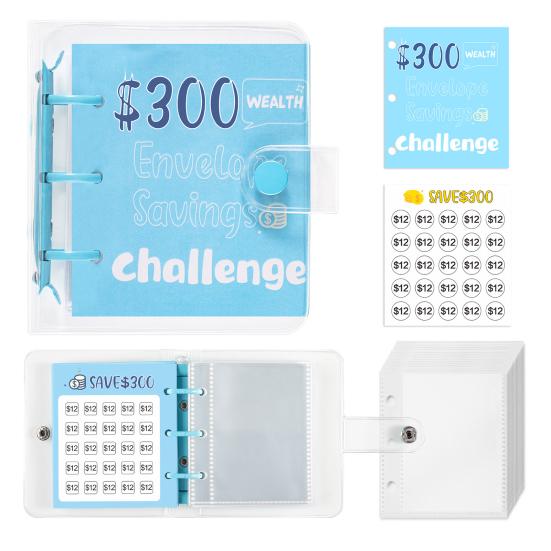 25 конвертов, экономия денег, мини-книга-планшет, экономия денег, чтобы сэкономить 150/300/500/1000 долларов для домашнего офиса, школы