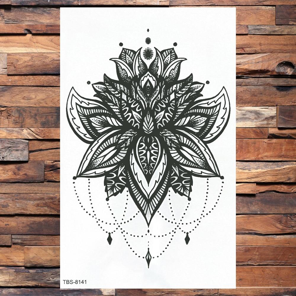 Realistic Dragons Fake Temporary Tattoo For Men Women Tribe Tigers Tattoos Stickers Spray Wolf Flowers Waterproof Tatoo Body Art