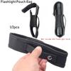 Durable Portable Outdoor Tool Accessories Flashlight Torch Bag Holster Holder Pouch Waist Belt Case