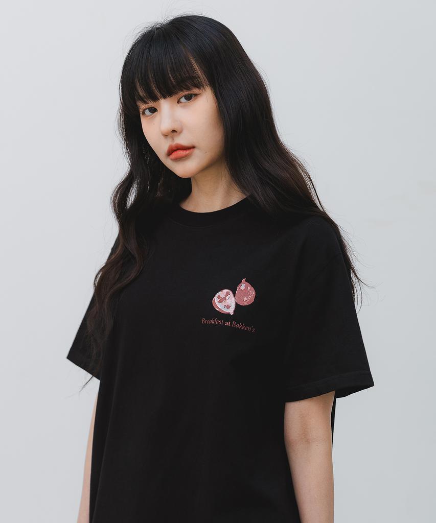 BAKKEN Fig Short Sleeve T-Shirt Bk3973_Black