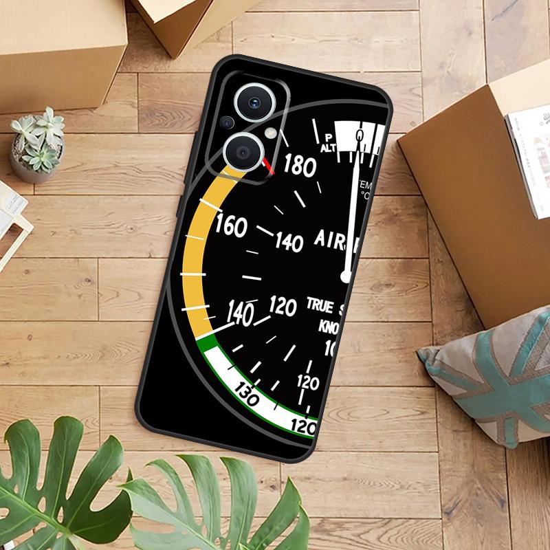 Flight Instruments Phone Case For OPPO Reno 14 13 11 12 F 10 Pro 8T 7 8 Lite OPPO Find X8 X6 X5 X9 Pro Cover