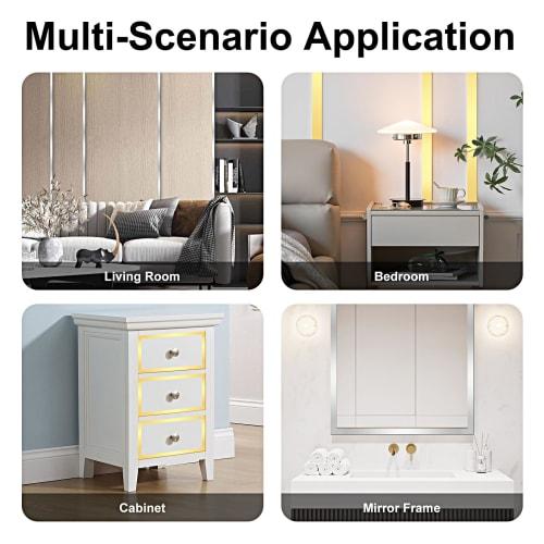 600cm-1cm Stainless Steel Peel and Stick Moulding, Tile Edging Trim, Window Trim Suitable for Fireplaces, Mirror Frames, Walls, Cars and Furniture (Go