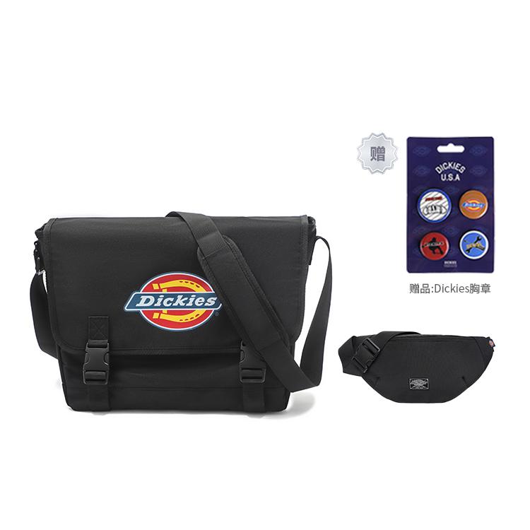 Новая полиэстеровая сумка-мессенджер Dickies, сумка, сумка через плечо, сумка кроссбоди, унисекс, черная DK010602BLK1